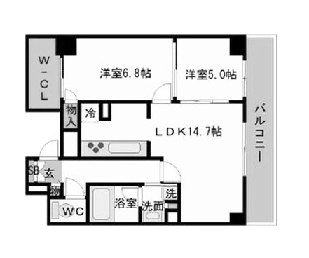 物件○○の間取り図