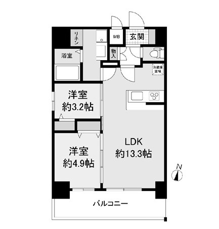 物件○○の間取り図