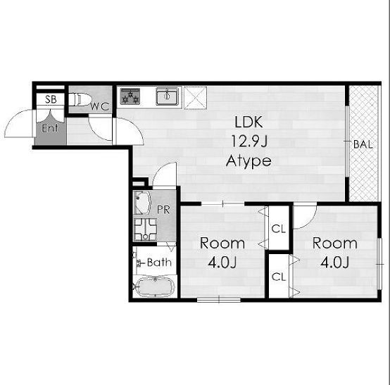 物件○○の間取り図