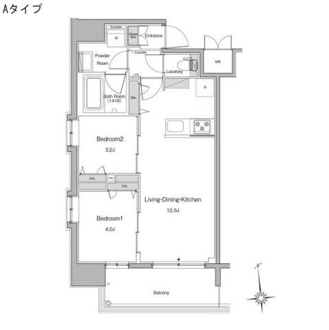 物件○○の間取り図