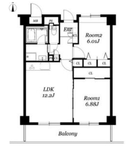 物件○○の間取り図