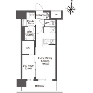 物件○○の間取り図