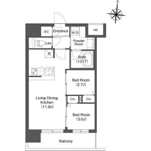 物件○○の間取り図