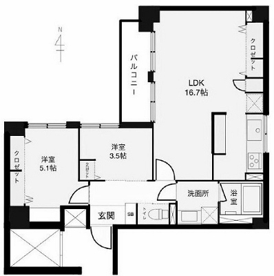 物件○○の間取り図