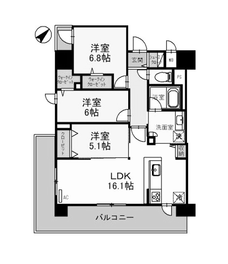 物件○○の間取り図