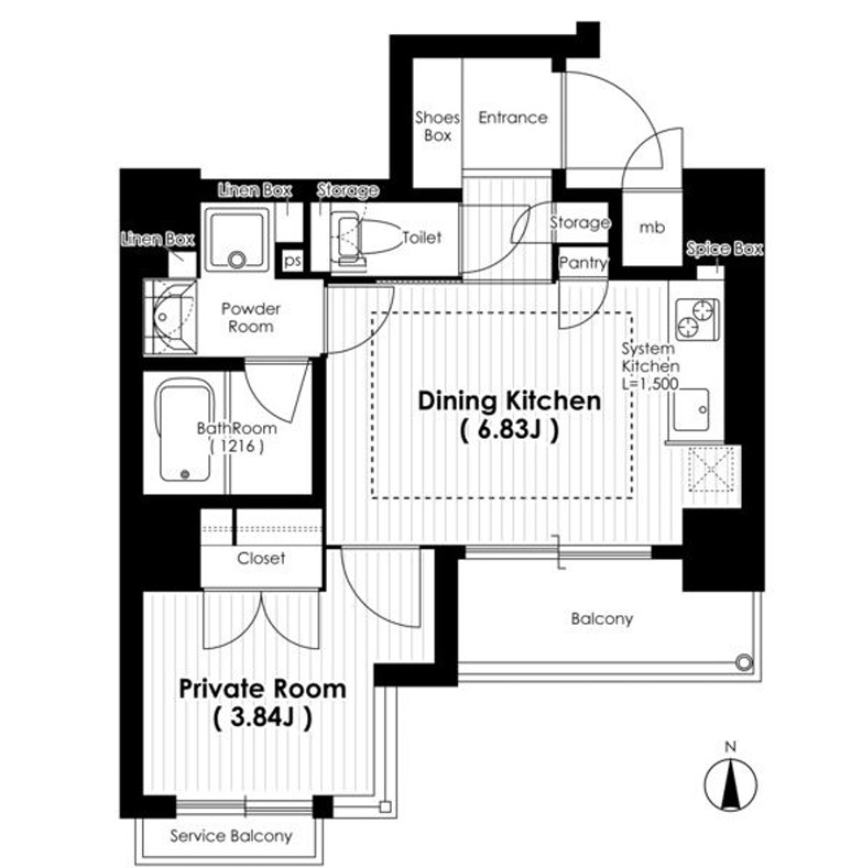 物件○○の間取り図