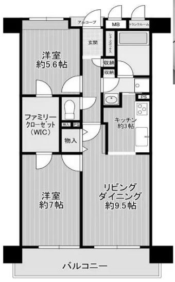 物件○○の間取り図