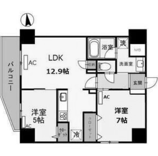物件○○の間取り図