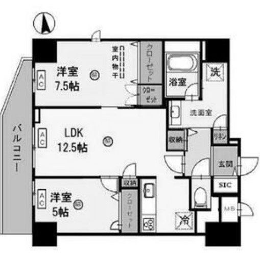 物件○○の間取り図