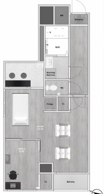 物件○○の間取り図