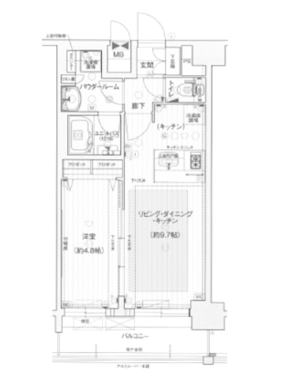 物件○○の間取り図