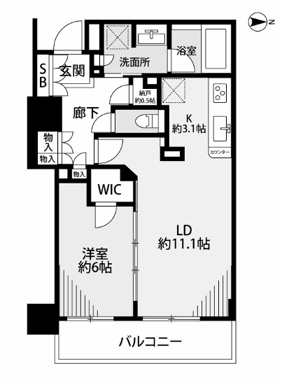 物件○○の間取り図