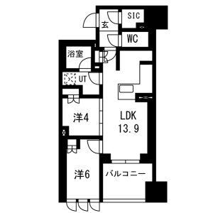 物件○○の間取り図