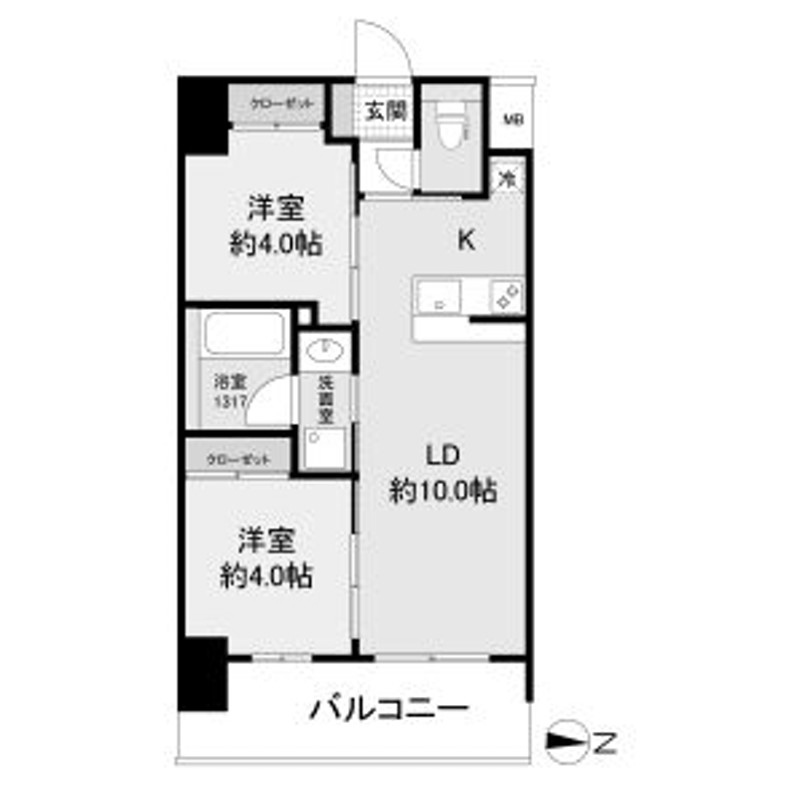物件○○の間取り図