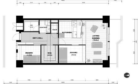 物件○○の間取り図