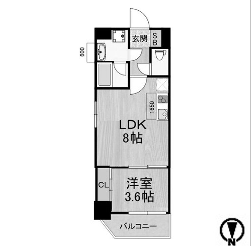 物件○○の間取り図
