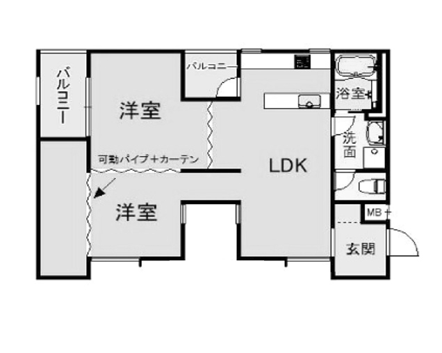 物件○○の間取り図