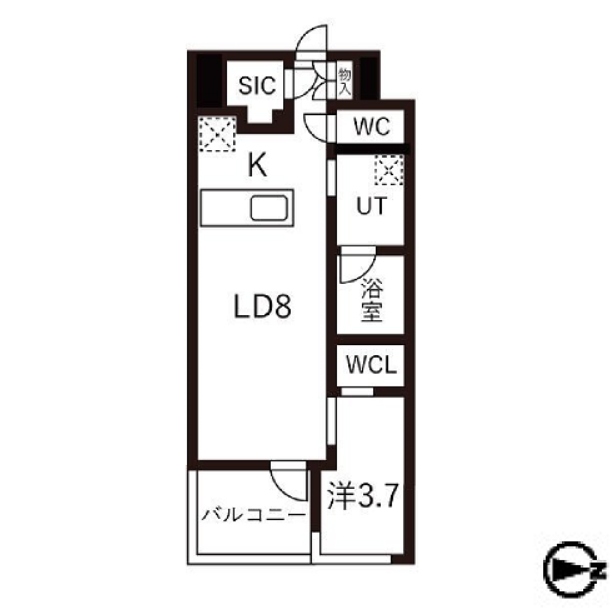 物件○○の間取り図