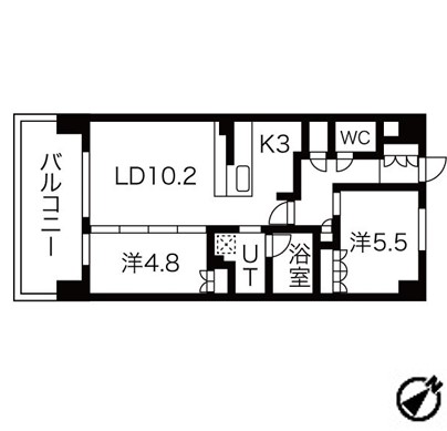 物件○○の間取り図