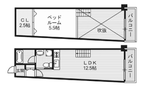物件○○の間取り図