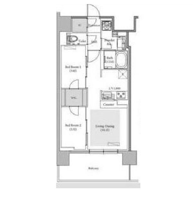 物件○○の間取り図