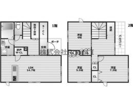 物件○○の間取り図