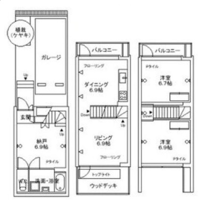 物件○○の間取り図