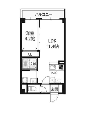 物件○○の間取り図