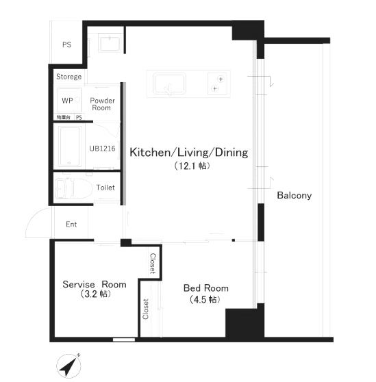 物件○○の間取り図