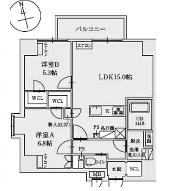 物件○○の間取り図