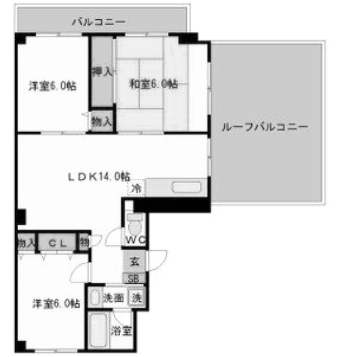 物件○○の間取り図