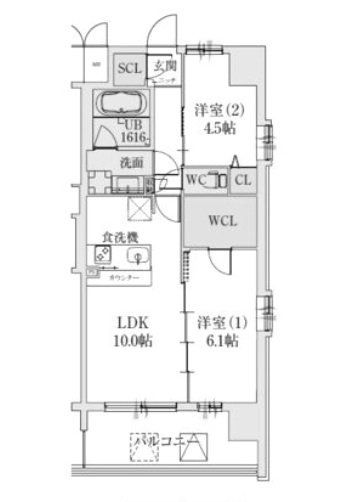 物件○○の間取り図