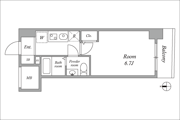 物件○○の間取り図