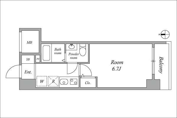 物件○○の間取り図