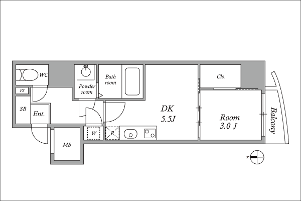 物件○○の間取り図