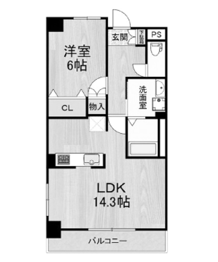 物件○○の間取り図
