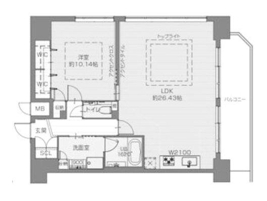 物件○○の間取り図