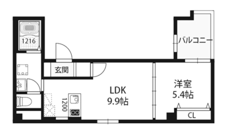 物件○○の間取り図