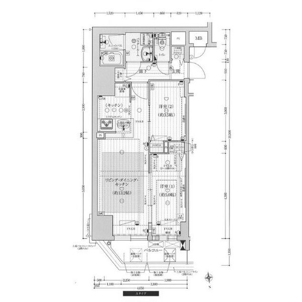 物件○○の間取り図