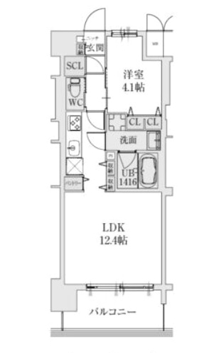 物件○○の間取り図