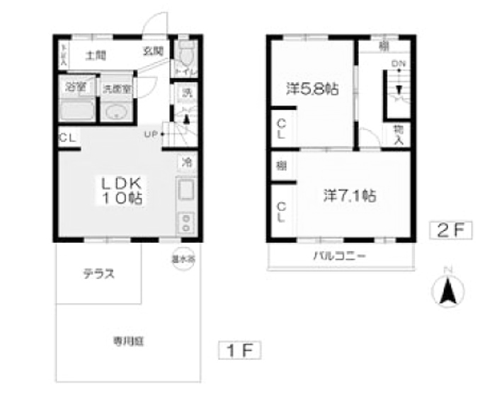 物件○○の間取り図