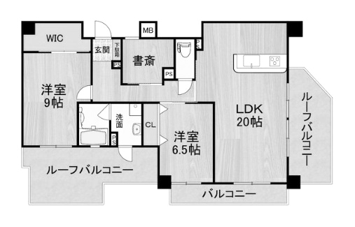 物件○○の間取り図