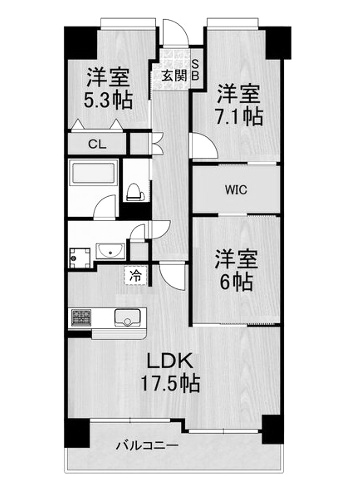 物件○○の間取り図