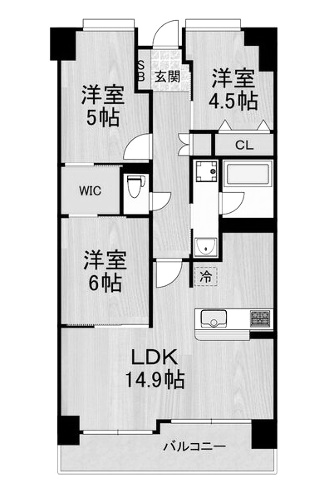 物件○○の間取り図
