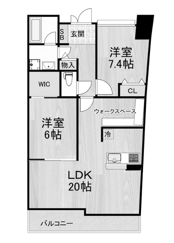 物件○○の間取り図