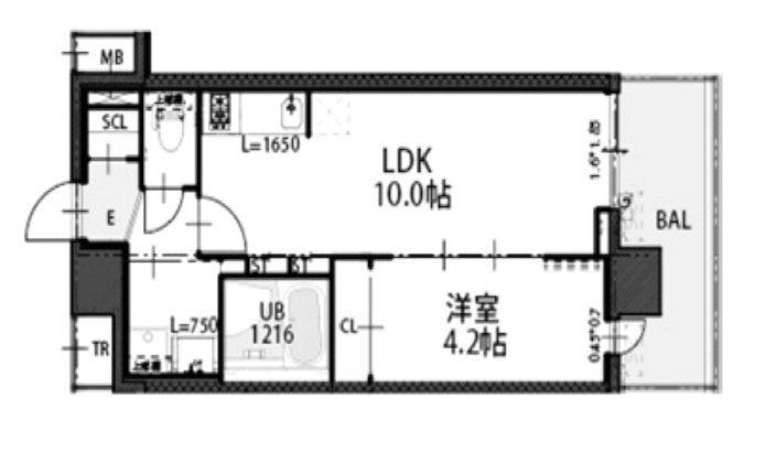 物件○○の間取り図