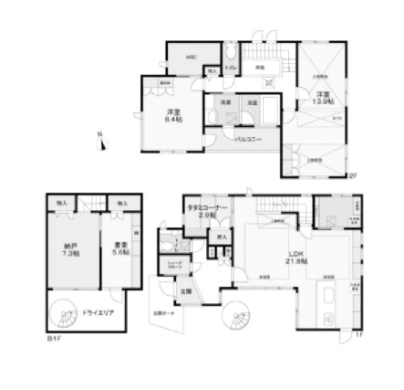 物件○○の間取り図