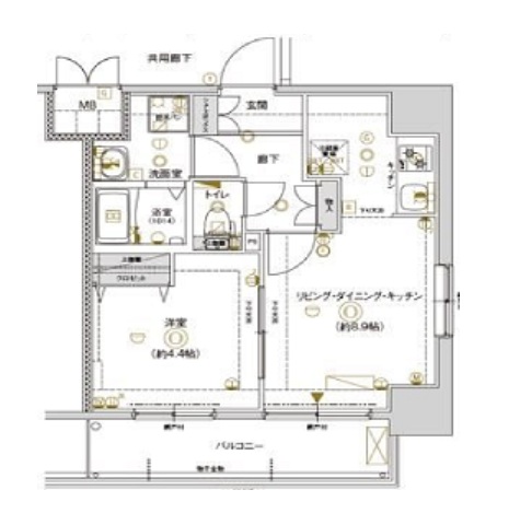 物件○○の間取り図