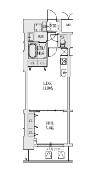 物件○○の間取り図