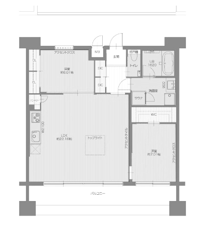 物件○○の間取り図